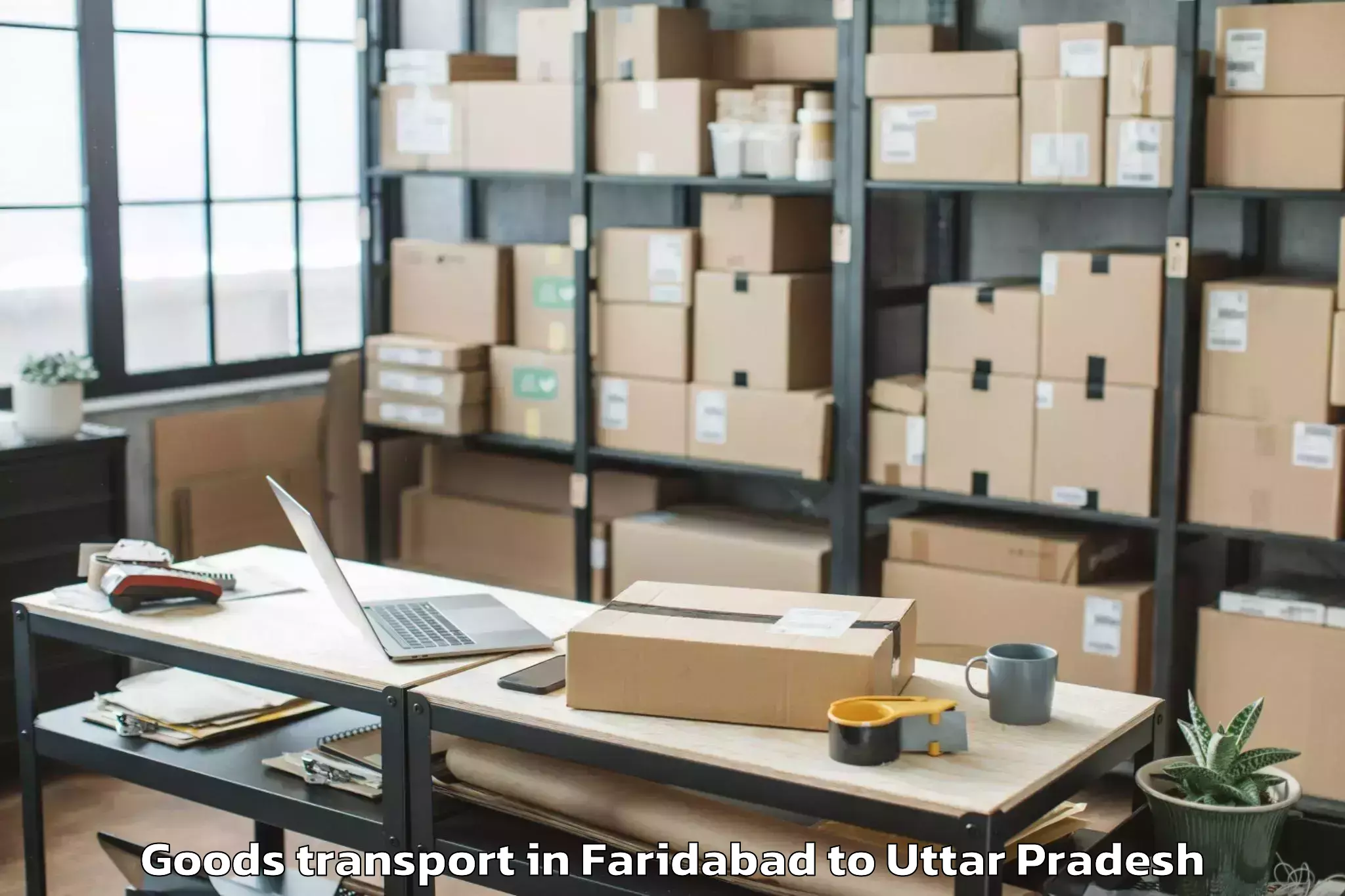 Discover Faridabad to Fatehganj West Goods Transport